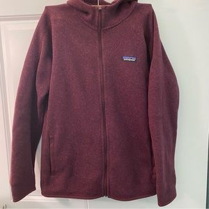 Patagonia Hooded Better Sweater Plum, women’s L